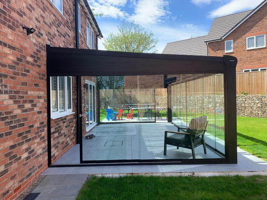 SkyView Pro Aluminium Glass Room Veranda Glass Roof Extension