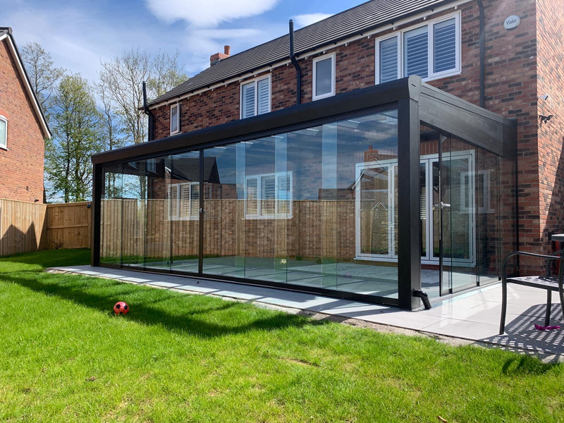 Load image into Gallery viewer, SkyView Pro Aluminium Glass Room Veranda Glass Roof Extension
