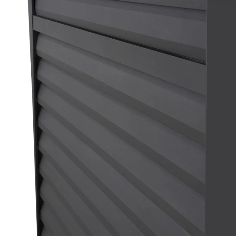 Load image into Gallery viewer, Nova - Titan 1.33m Aluminium Side Wall With Adjustable Louvres for 4m Titan Pergola - Grey
