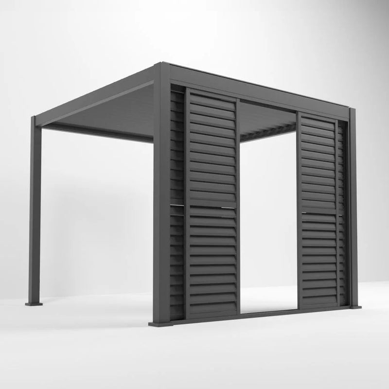 Load image into Gallery viewer, Nova Titan Aluminium Sliding Doors for 3m Titan Pergola
