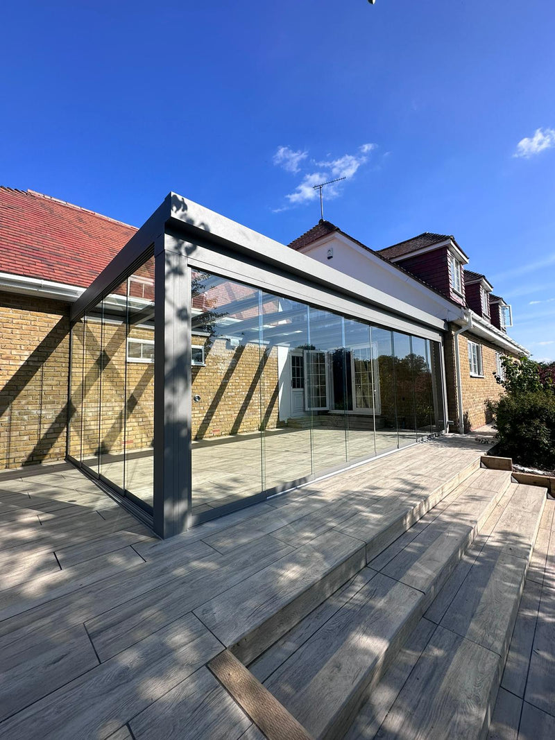 Load image into Gallery viewer, Skyview Cube Line Glass Sun Room Aluminium Veranda
