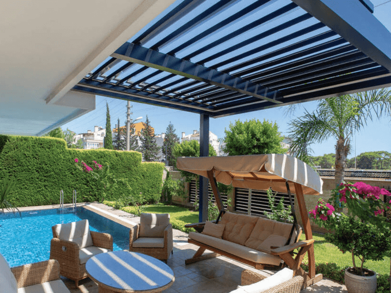 Load image into Gallery viewer, Matterhorn Rolling Roof Retractable Smart System Bioclimatic Pergola
