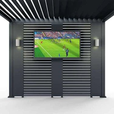 Nova - Titan 3m Tv Aluminium Side Wall - Grey