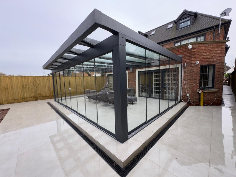 Load image into Gallery viewer, Skyview Cube Line Glass Sun Room Aluminium Veranda
