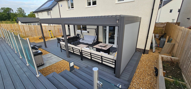 Load image into Gallery viewer, Nova Titan 7.2m x 3.6m  Aluminium Pergola | Assembly Option
