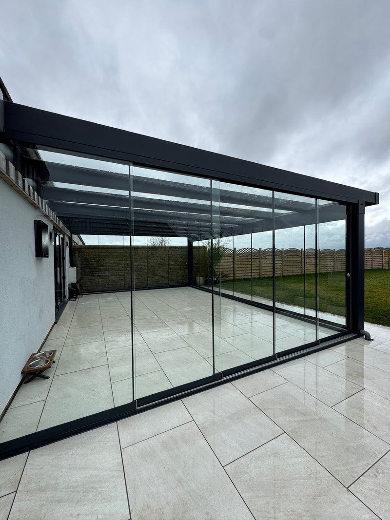 Load image into Gallery viewer, Skyview Cube Line Glass Sun Room Aluminium Veranda
