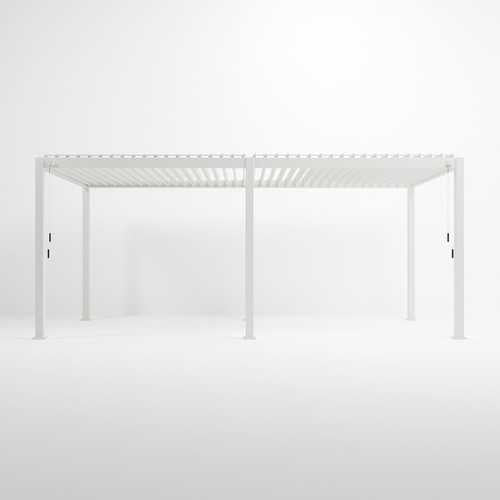 Titan 5.3m x 3.6m White Aluminium Pergola | Assembly Option