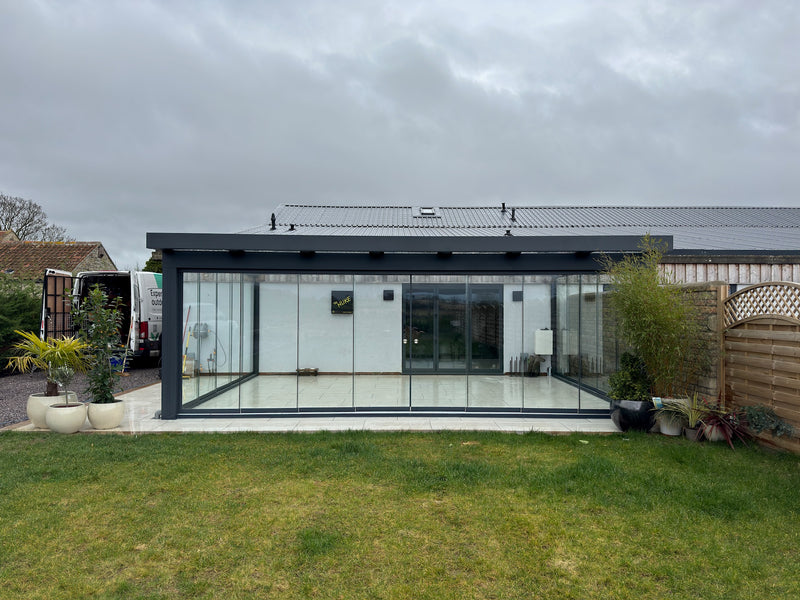 Load image into Gallery viewer, Skyview Cube Line Glass Sun Room Aluminium Veranda
