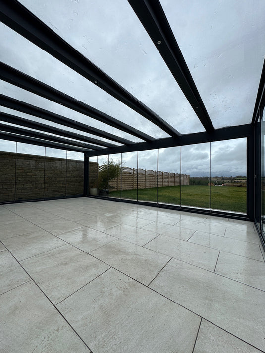 Skyview Cube Line Glass Sun Room Aluminium Veranda