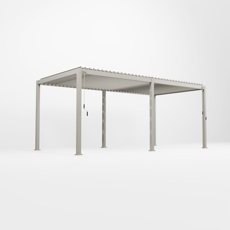 Load image into Gallery viewer, Titan 7.2m x 3.6m  Aluminium Pergola Pebble  | Assembly Option
