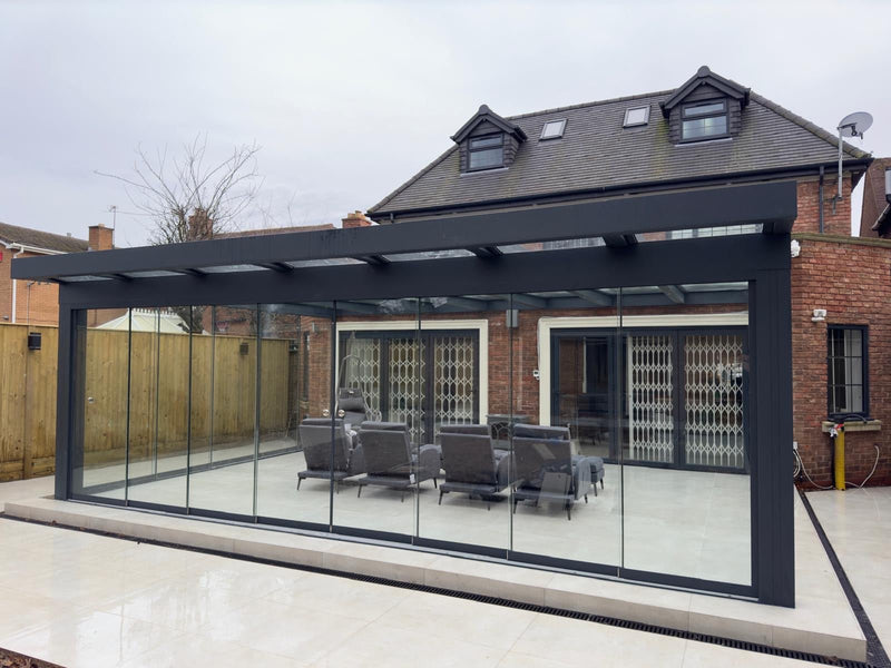 Load image into Gallery viewer, Skyview Cube Line Glass Sun Room Aluminium Veranda
