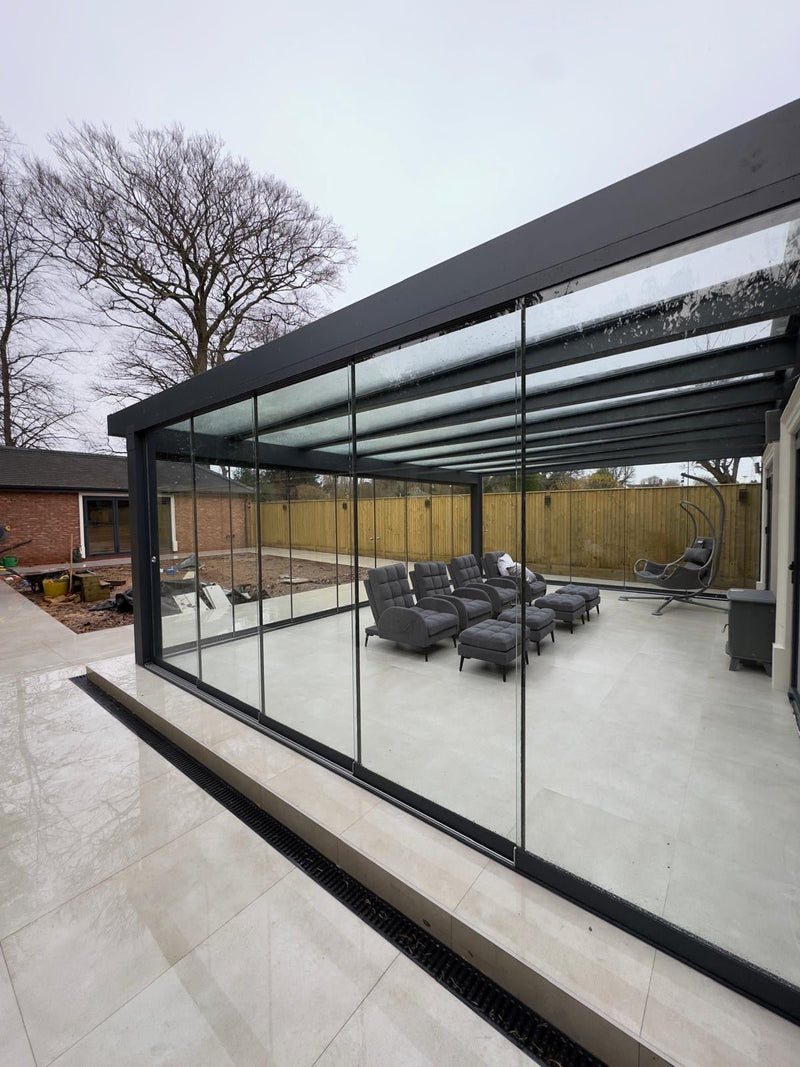 Load image into Gallery viewer, Skyview Cube Line Glass Sun Room Aluminium Veranda
