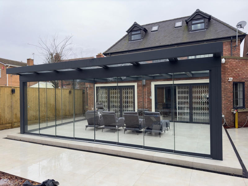 Load image into Gallery viewer, Skyview Cube Line Glass Sun Room Aluminium Veranda
