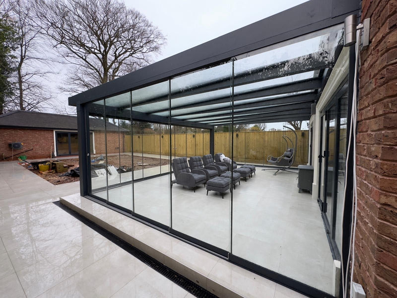 Load image into Gallery viewer, Skyview Cube Line Glass Sun Room Aluminium Veranda
