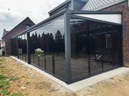 Cayman Aluminium Glass Sun Room Veranda Wall Mounted & Freestanding