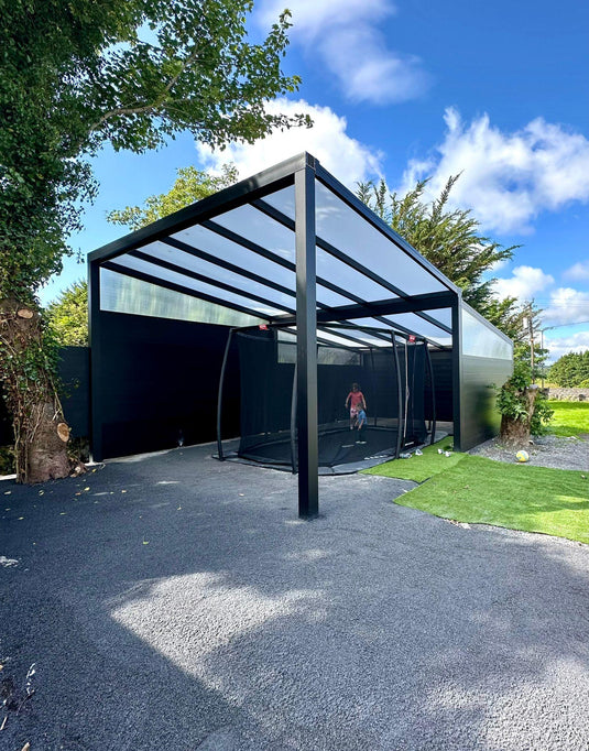 Ultraline Cube Aluminium Glass Sun Room Flat Roof Veranda