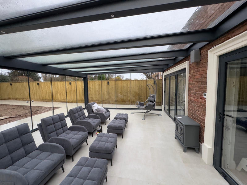 Load image into Gallery viewer, Skyview Cube Line Glass Sun Room Aluminium Veranda
