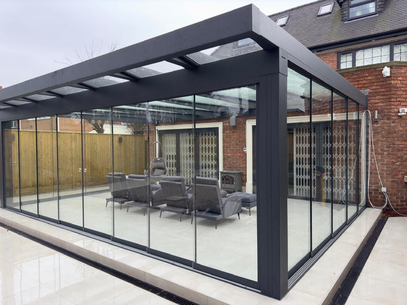 Load image into Gallery viewer, Skyview Cube Line Glass Sun Room Aluminium Veranda
