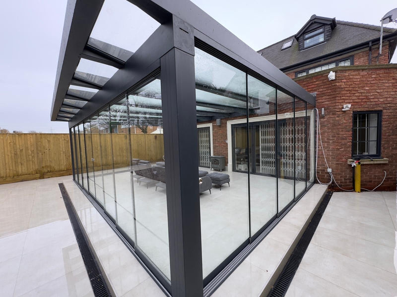 Load image into Gallery viewer, Skyview Cube Line Glass Sun Room Aluminium Veranda
