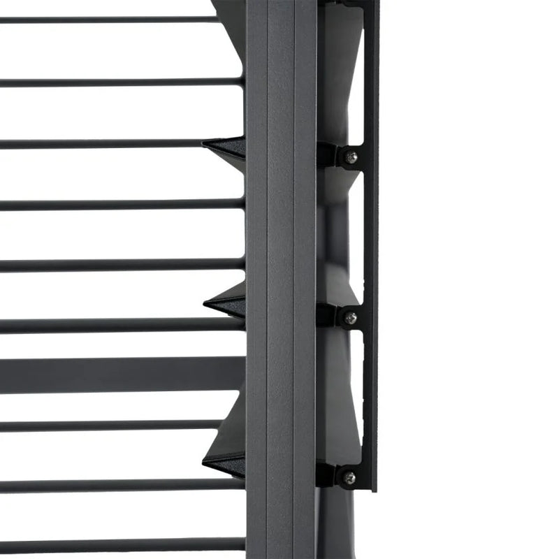 Load image into Gallery viewer, Nova - Titan 1m Aluminium Side Wall With Adjustable Louvres for 3m Titan Pergola - Grey
