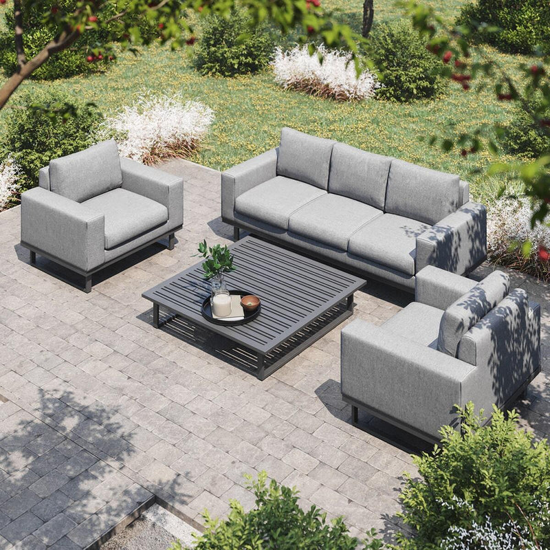 Load image into Gallery viewer, Maze - Outdoor Fabric Ethos 3 Seat Sofa Set - Flanelle
