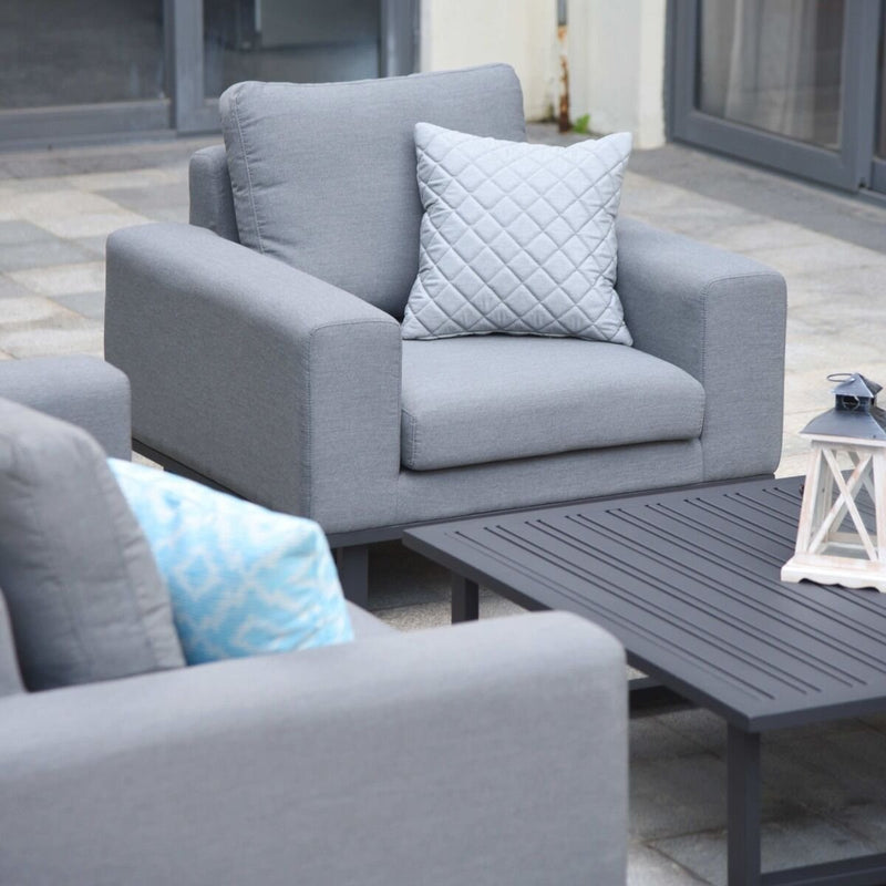 Load image into Gallery viewer, Maze - Outdoor Fabric Ethos 3 Seat Sofa Set - Flanelle
