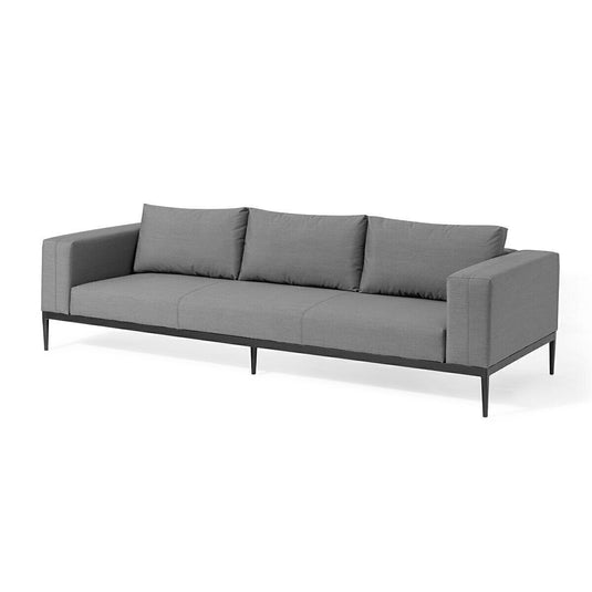 Maze - Outdoor Fabric Eve 3 Seat Sofa Set - Flanelle