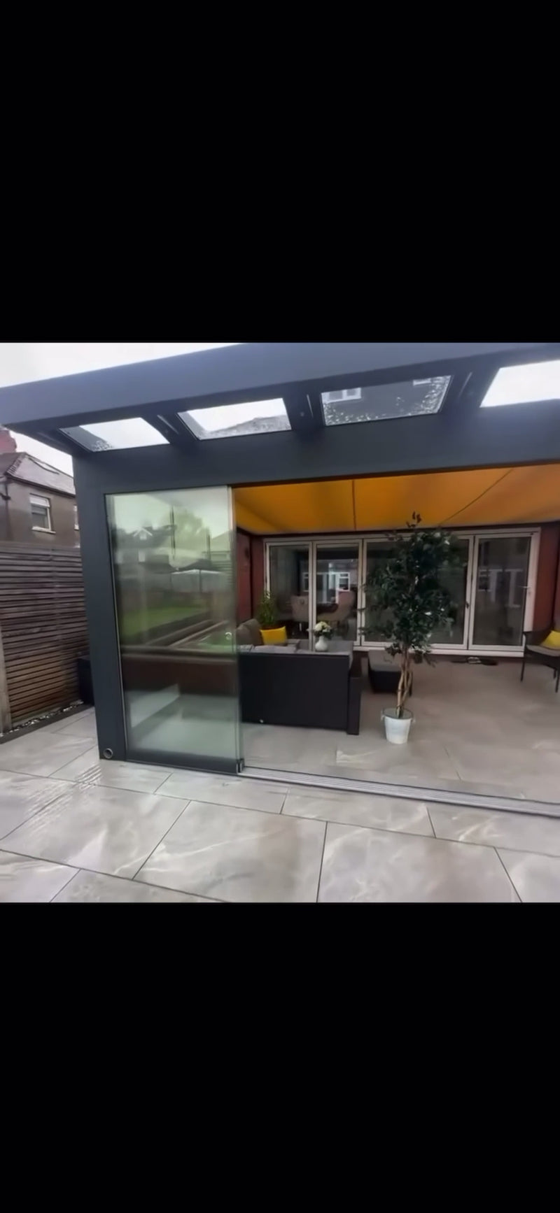 Load and play video in Gallery viewer, Skyview Cube Line Glass Sun Room Aluminium Veranda
