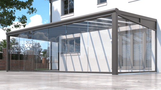 Skyline Aluminium Glass Sun Room Veranda Free Installation
