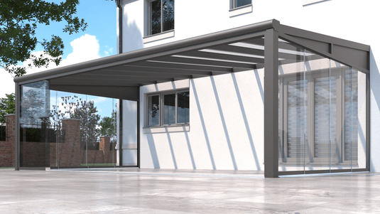 Deponti Skyline Aluminium Glass Sun Room Veranda Free Installation