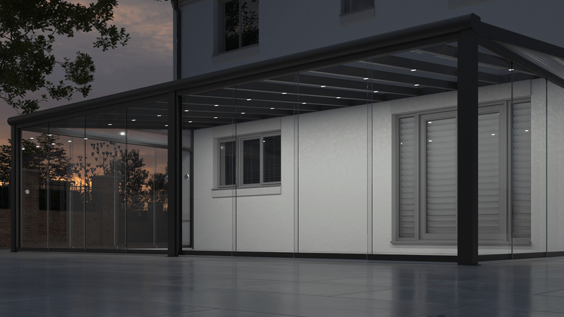 Load image into Gallery viewer, Deponti Bosco Aluminium Pergola Veranda Sun Room Free Installation
