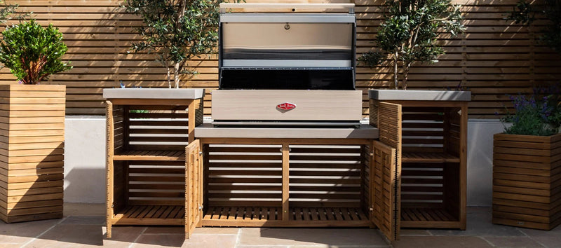 Load image into Gallery viewer, Bali Outdoor Kitchen Storage Unit - Small Configuration
