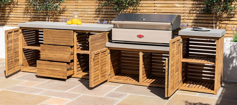 Load image into Gallery viewer, Bali Outdoor Kitchen Storage Unit - Large Configuration
