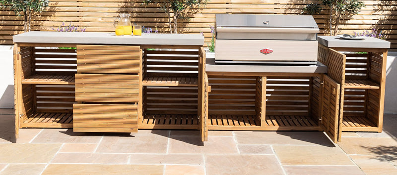 Load image into Gallery viewer, Bali Outdoor Kitchen Storage Unit - Large Configuration
