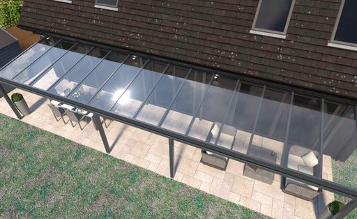 Deponti Giallo Aluminium Pergola Veranda  Free Installation