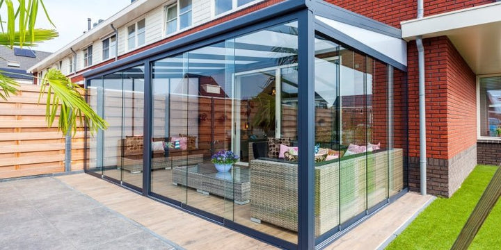 Deponti Bosco Aluminium Pergola Veranda Wall Mounted – Blakesley’s