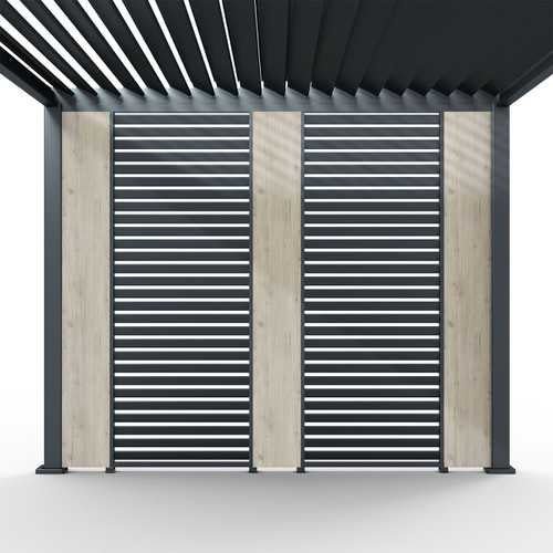 Load image into Gallery viewer, Nova Titan Aluminium Pergola 31cm Solid Side Wall Panel
