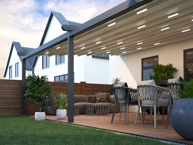Load image into Gallery viewer, Deponti Verdeca Pergola Folding Roof 4x3m
