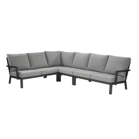 Nova - Vogue Aluminium Corner Sofa - Grey